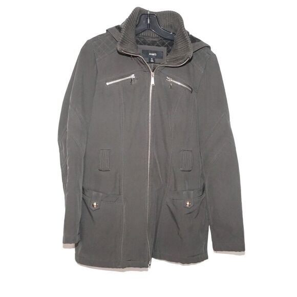 Avanti Women's Mid-Length Hooded Coat, Medium - Picture 1 of 6